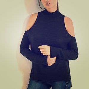 Express Could Shoulder Cut Out Sweater